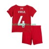 Camiseta Liverpool Virgil van Dijk 4 Niño Primera Equipación 2025/2026